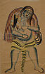 Shiva Carries the Corpse of Sati