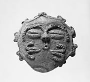 Plaque in the Shape of a Human Face