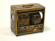 Cabinet for Incense, Nest of Boxes, Tray
