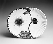 Molded Dish with Chrysanthemum Design