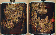 Case (Inrō) with Design of Pines Tree and Branches