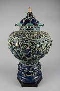 Covered Jar on a Pedestal