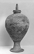 Vase with stand and cover