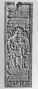 Vishnu Standing between His Consorts, Lakshmi and Sarasvati