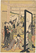 The Artist Kitao Masanobu Relaxing at a Party
