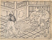 Daikoku and Shoki Playing Chess