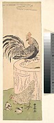 Cock, Hen, and Chickens