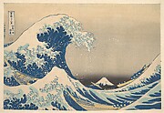 Under the Wave off Kanagawa (Kanagawa oki nami ura), also known as the Great Wave, from the series Thirty-six Views of Mount Fuji (Fugaku sanjūrokkei)