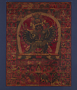 The Wrathful Bon Deity Walse Ngampa, One of the Five Fortress Meditational Deities