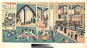 Foreigners Enjoying Themselves in the Gankirō