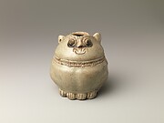 Lime Pot in the Shape of Cat