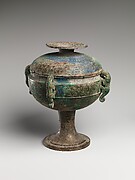 Ritual Grain Vessel with Cover (Dou)