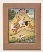 Nata Ragina: Page from a Dispersed Ragamala Series (Garland of Musical Modes)