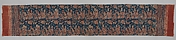 Ceremonial Textile Decorated with Female Courtesans with Attendants and Parrots
