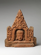 Antefix with Face of a Deity