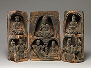 Portable Shrine with Buddhist Deities, Guardians and Donors