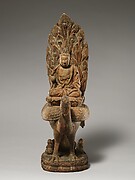 Buddha Riding a Peacock
