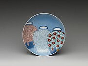 Dish with Design of Three Jars