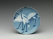 Dish with Crane Design