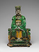 Daoist Deity, probably Heavenly Marshal Zhao (Zhao Gong Ming)