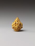 Ear Ornament in the form of Vishnu Riding Garuda