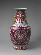 Vase with Floral Medallions