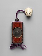 Case (Inrō) with Design of Rabbit in the Moon and Eulalia Grass