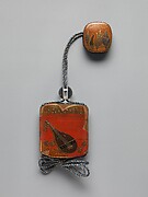Case (Inrō) with Design of Lute and Maple Leaves