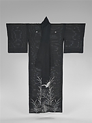 Summer Kimono with Sagi and Reeds