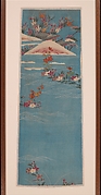 Pieces from a Robe (Kosode) with Islands
