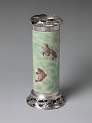 Vase with Design of Carp in Waves