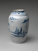 Jar with Landscape