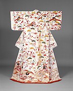 Outer Robe (Uchikake) with Theme of Mount Horai