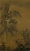Scholar Looking at a Waterfall