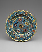 Dish with Scalloped Rim