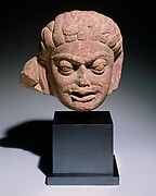 Head of a Demonic Male Deity