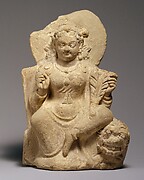 Goddess, Possibly Nana, Seated on a Lion
