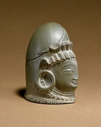 Section of a Portable Linga with Shiva and Parvati