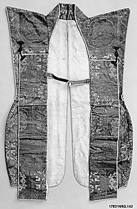 Jimbaori with shokko diaper pattern of dragons, phoenix birds, and stylized 