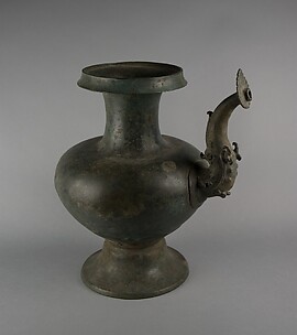 Bulbous Vase with Makara Spout