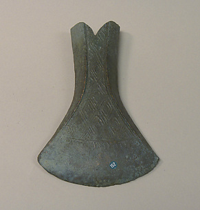 Swallowtail Hafted Ax with Diamond Pattern