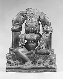 The Lustration of Lakshmi, Goddess of Fortune (Gaja Lakshmi)