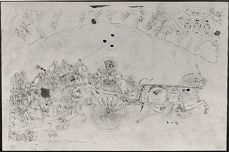 Preparatory Study for a Portrait of Man Singh and His Harem