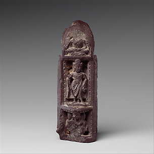 Three-Sided Section of a Portable Shrine with Scenes from the Life of the Buddha