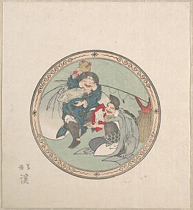 Ebisu and Daikoku; Two of the Seven Gods of Good Fortune