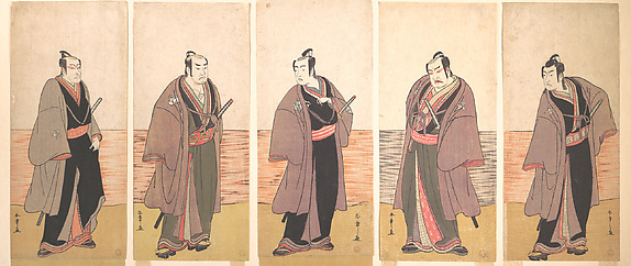 Ichikawa Danjuro V as a Chivalrous Commoner (Gonin Otoko) from the Play 