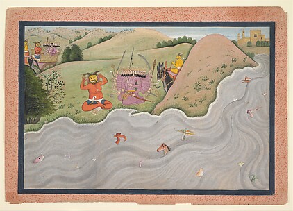 The Demon Marichi Tries to Dissuade Ravana