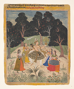 Vasant Ragini:  folio from a Ragamala Series (Garland of Musical Modes)