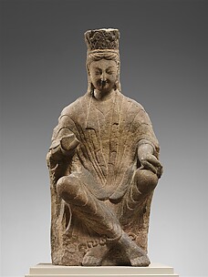 Bodhisattva, probably Avalokiteshvara (Guanyin) with Crossed Ankles