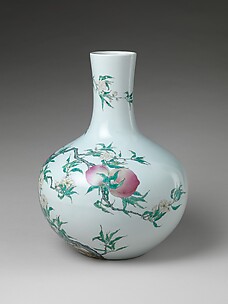 Vase with Peaches and Pomegranates